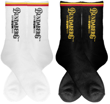 Bundaberg Rum Set of Two Sport Socks