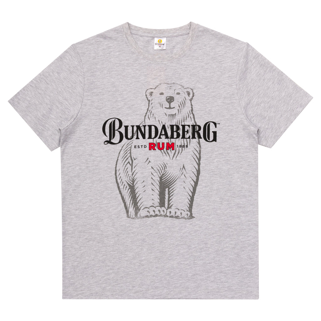 Bundaberg Rum Bear T-Shirt - Grey