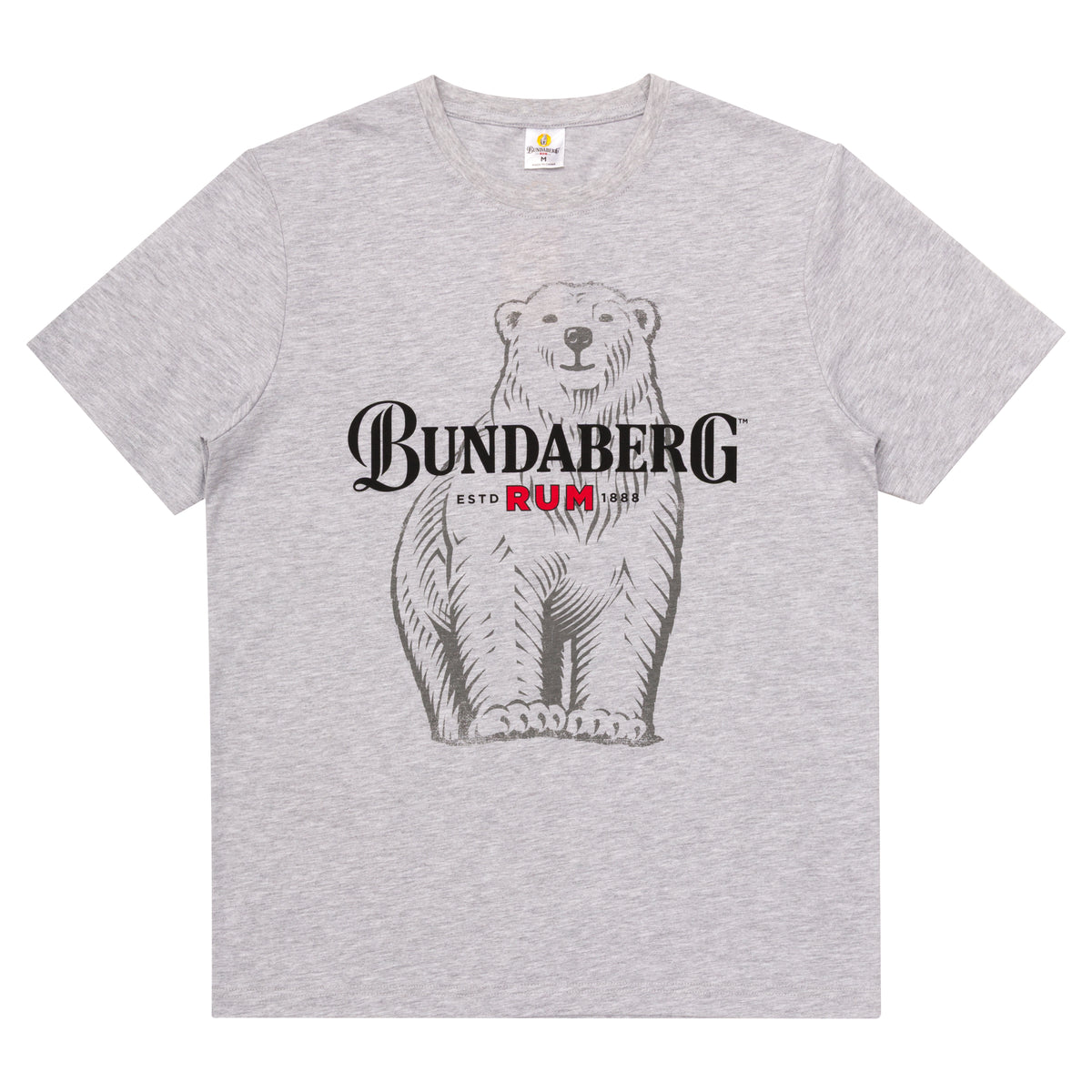 Bundaberg Rum Bear T-Shirt - Grey