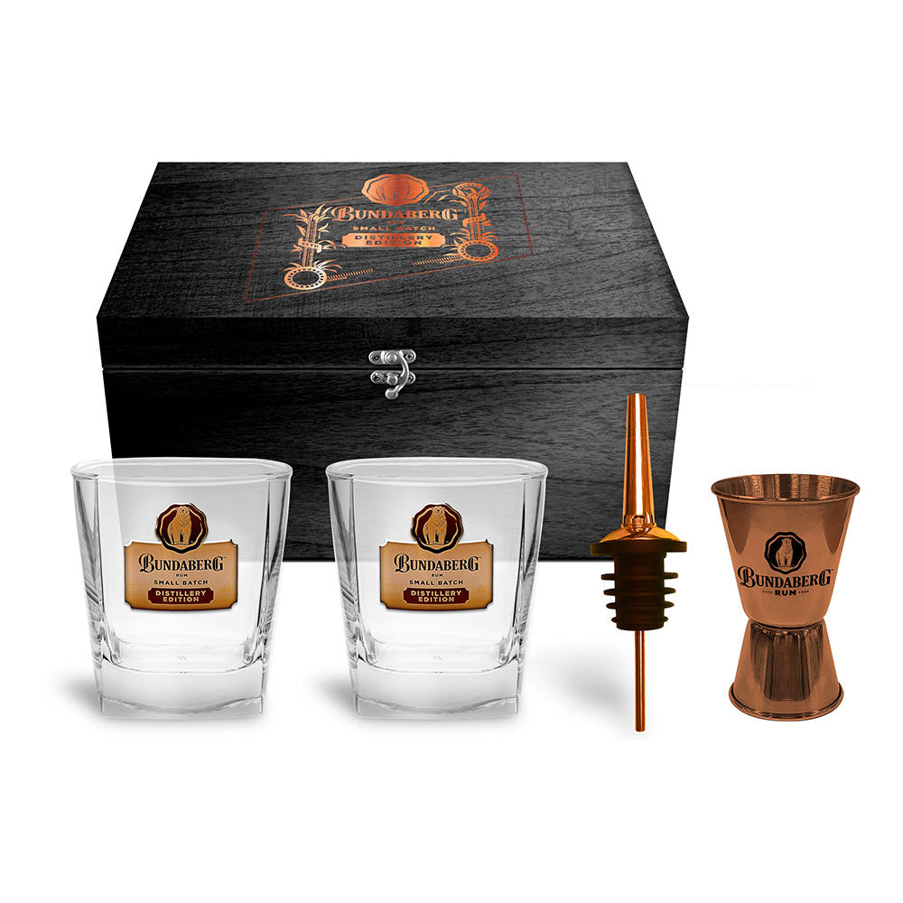 Distillery Edition Glasses, Jigger and Pourer Gift Box