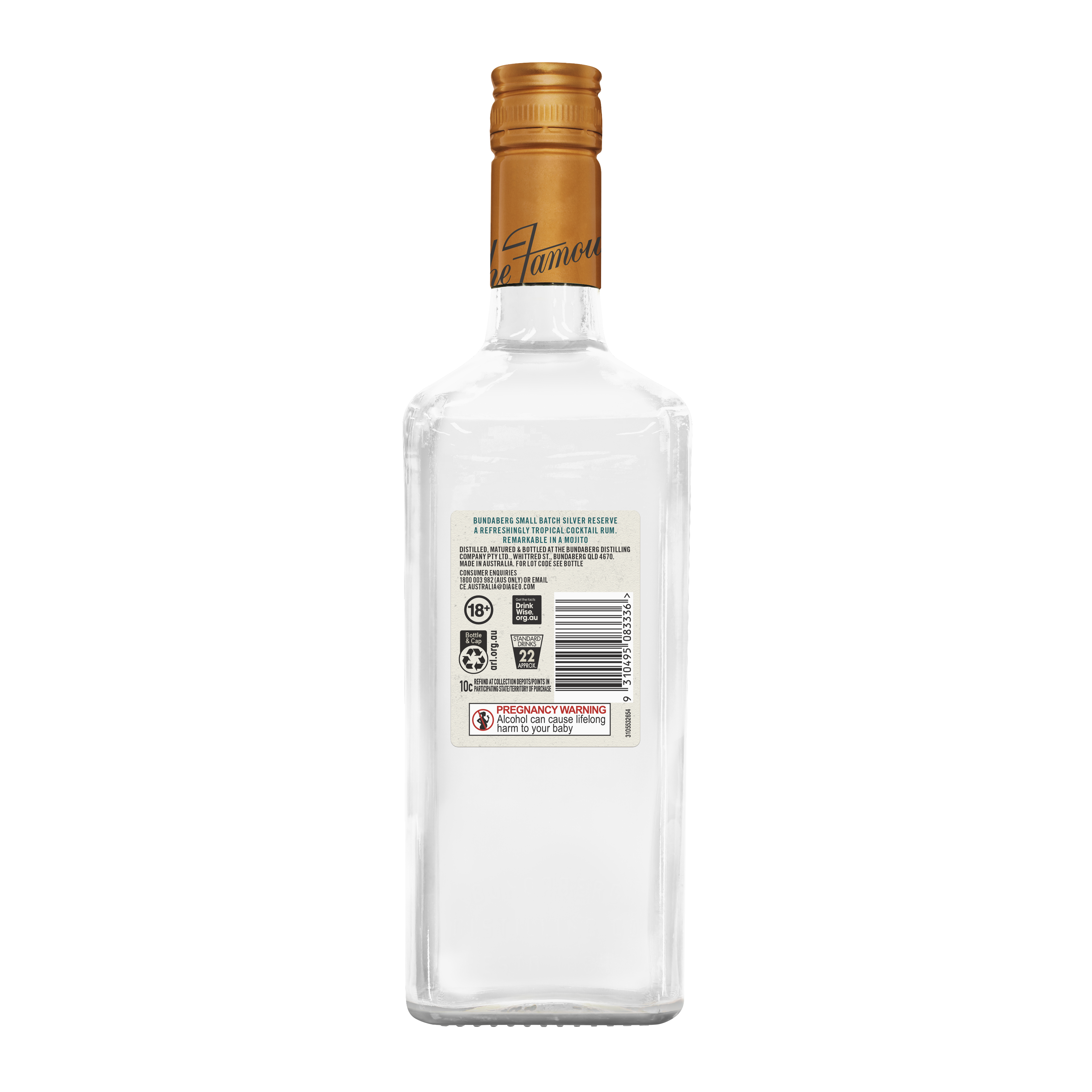 Buy Bundaberg Small Batch Silver Reserve Rum 700mL Online