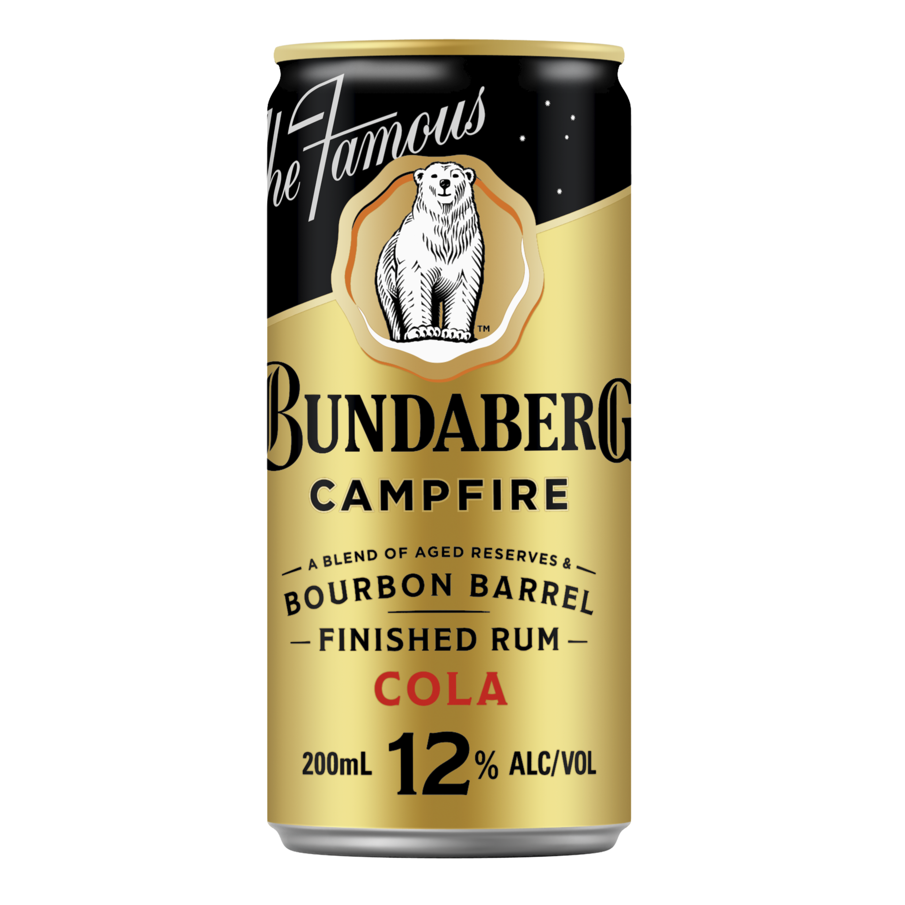Bundaberg Campfire Rum & Cola 12% 200ML