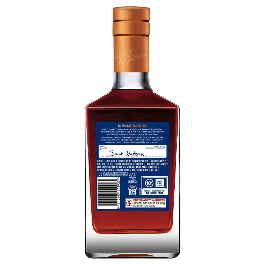 Bundaberg Rum Single Barrel 700ml