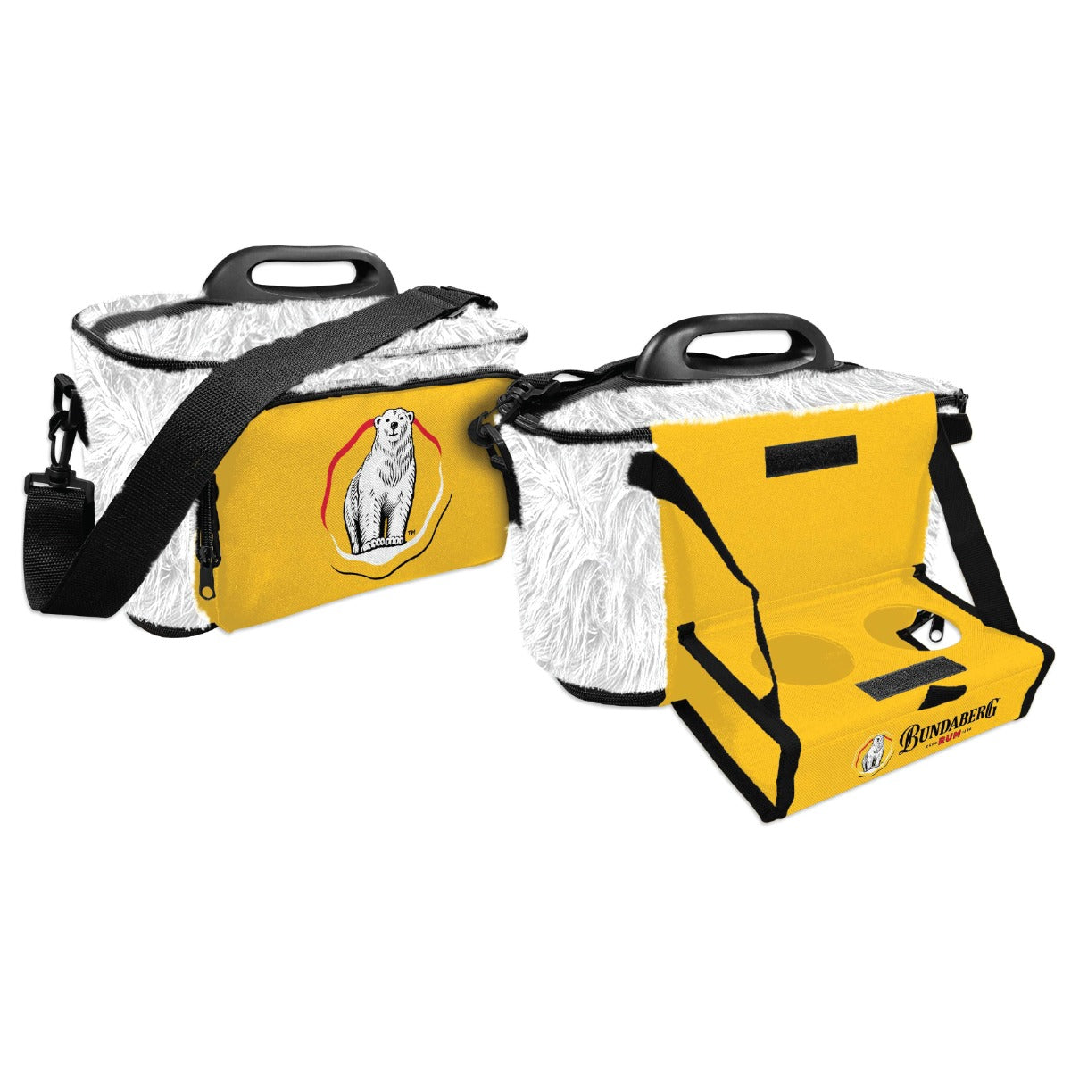 Bundaberg Rum Furry Cooler Bag with Tray