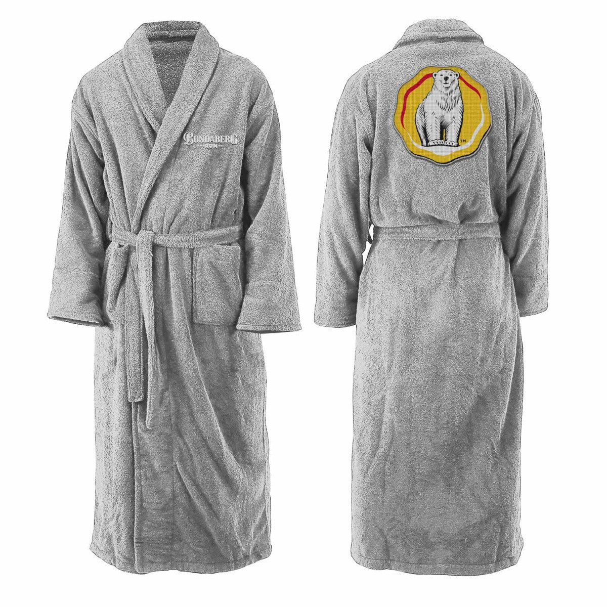 Bundaberg Rum Bath Robe - Grey
