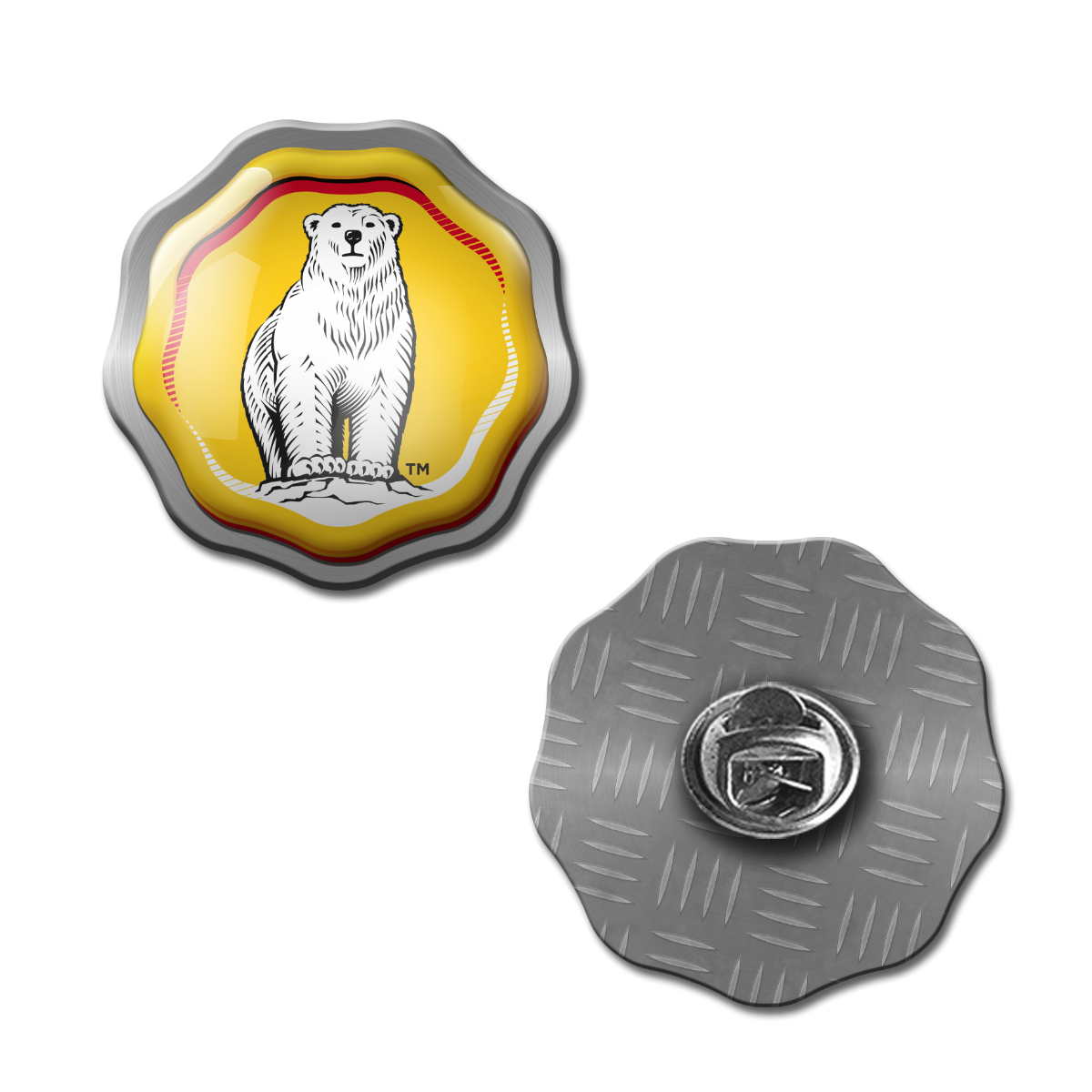 Bundaberg Bear Rosette Hat Pin