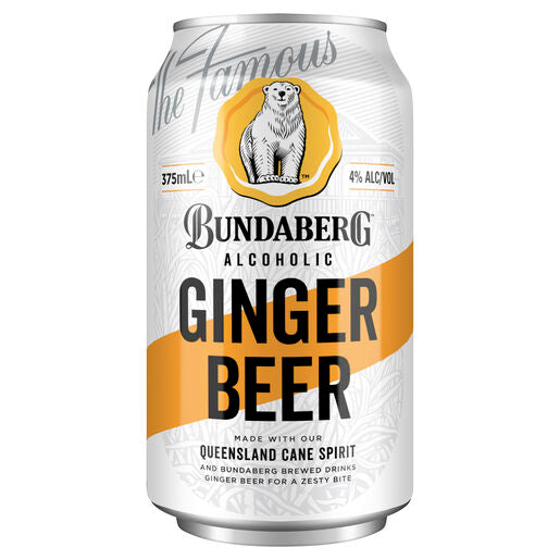 Bundaberg Alcoholic Ginger Beer 4 Pack 375mL