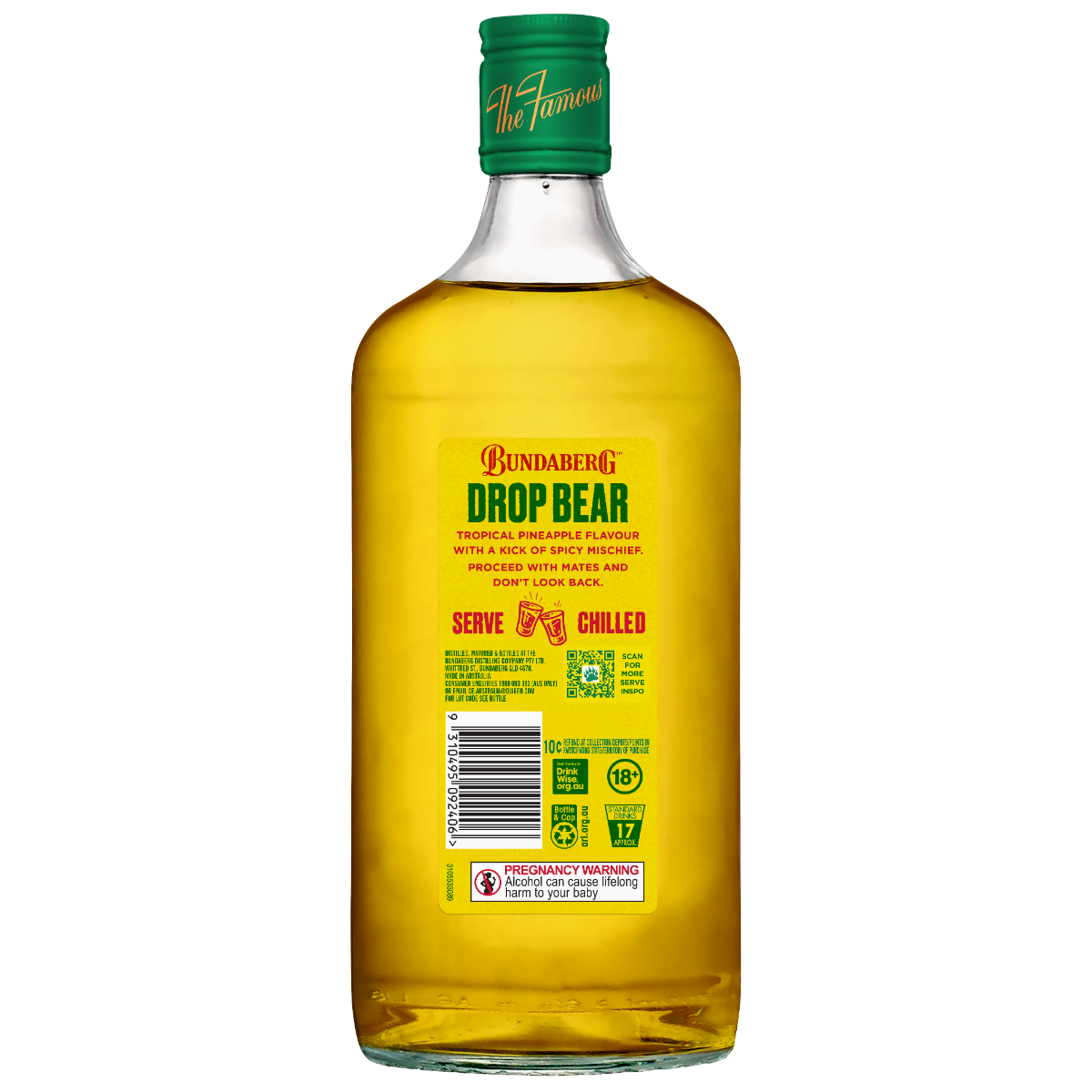 Bundaberg Drop Bear Spicy Pineapple 700ml