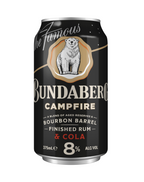 Bundaberg Campfire Rum & Cola 8% 4 Pack 375ml