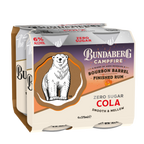 Bundaberg Campfire Rum & Cola Zero Sugar 4 Pack 375ml