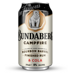 Bundaberg Campfire Rum & Cola 4 pack 375ml