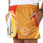 Country Labelled x Bundaberg Rum Footy Shorts - Tan