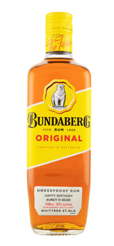 Bundaberg Rum Personalised Original Rum 700ml