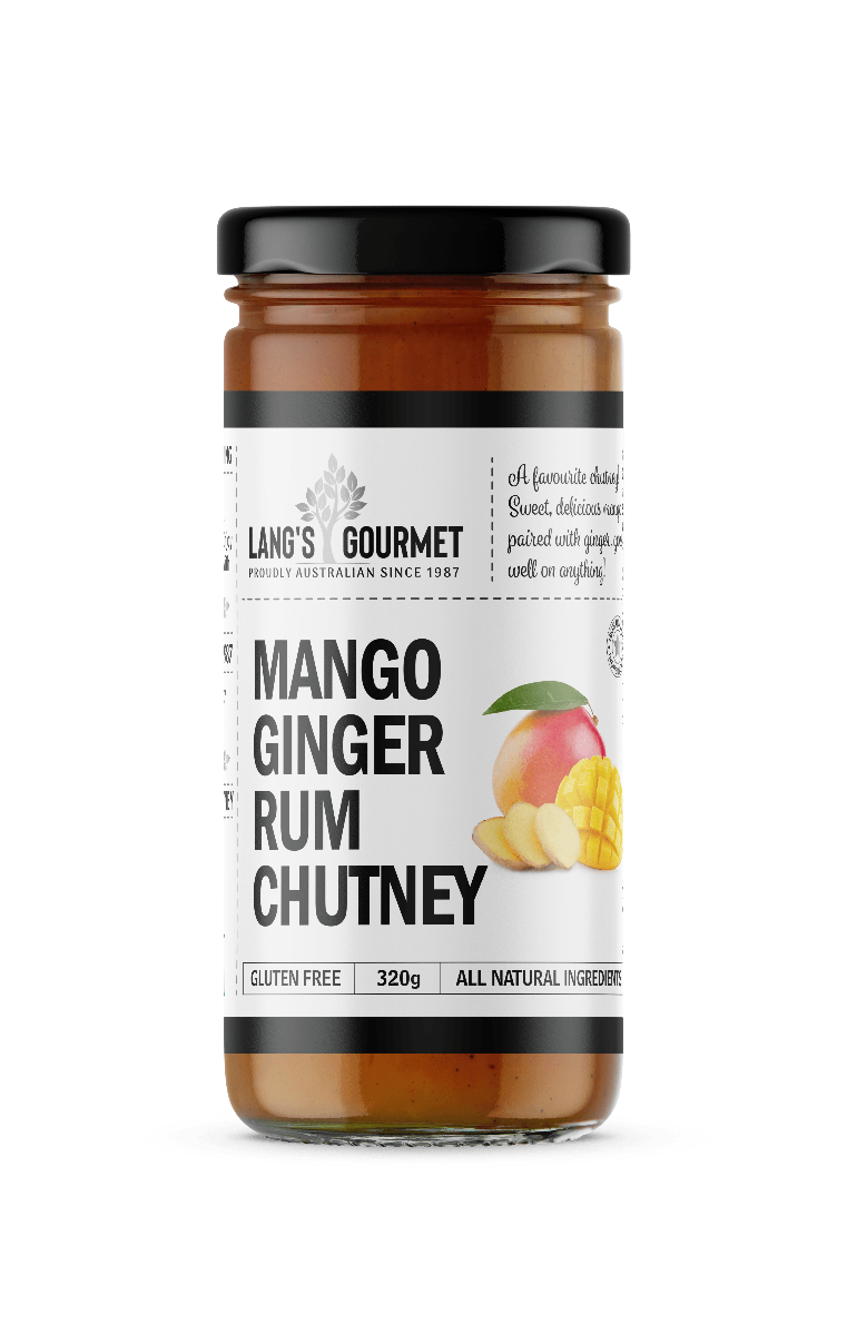 Lang's Gourmet Mango Ginger Rum Chutney