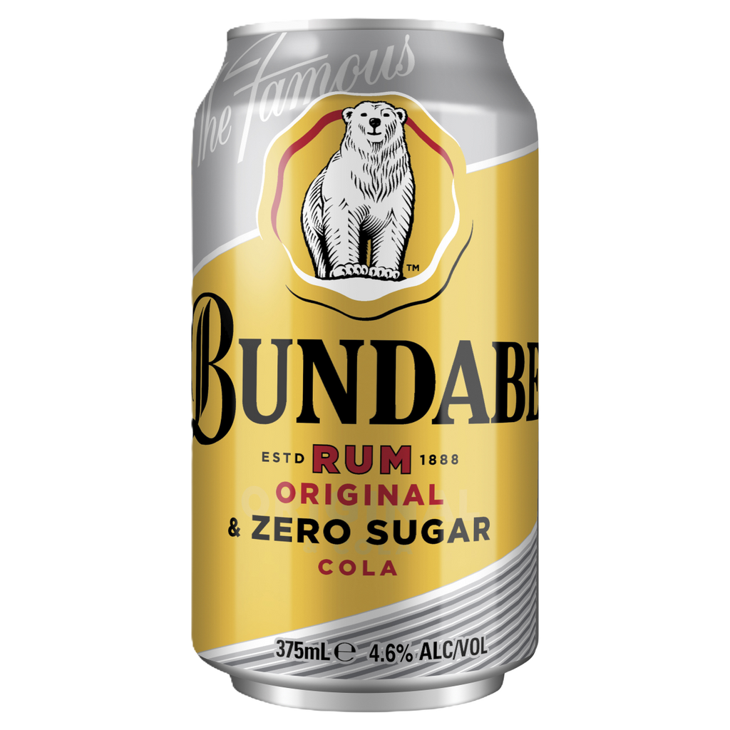 Bundaberg Rum Original & Zero Sugar Cola 6pack 375ml