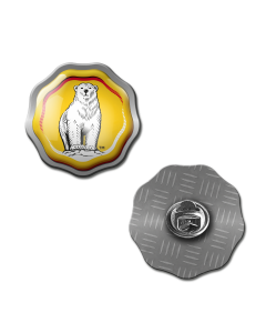 Bundaberg Bear Rosette Hat Pin