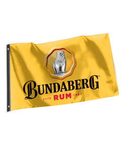 Bundaberg Rum Flag Yellow