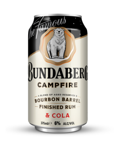 Bundaberg Campfire Rum & Cola 4 pack 375ml