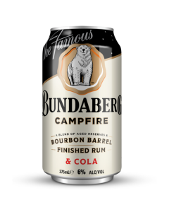 Bundaberg Campfire Rum & Cola 4 pack 375ml