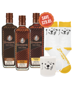 Royal Liqueur Mixed Flavour 3 Pack with Mug and Sock Gift Pack