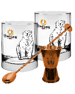Bundaberg Rum Glasses, Stirrer and Jigger Gift Pack