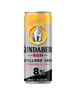 Bundaberg Rum Distillers' Serve Original & Cola 4 pack 250ml