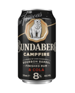 Bundaberg Campfire Rum & Cola 8% 4 Pack 375ml