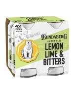 Bundaberg Alcoholic Lemon Lime & Bitters 4 Pack 375mL