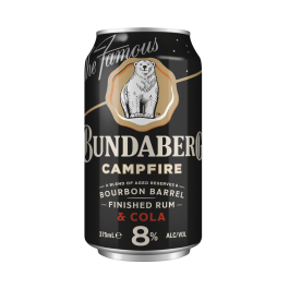 Bundaberg Campfire Rum & Cola 8% 4 Pack 375ml