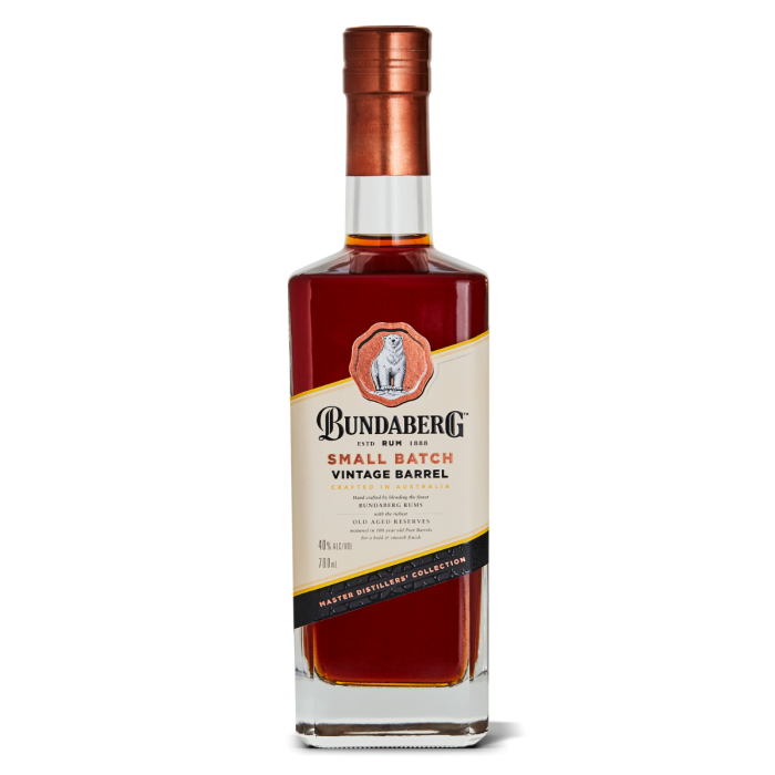Bundaberg Small Batch 700ml バンダバーグ Buy Bundaberg Small Batch Vintage Barrel Rum 700mL Online