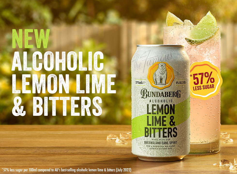 Bundaberg Alcoholic Lemon Lime & Bitters